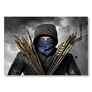 Robin Hood Taron Eggerton Mdf Ahşap Tablo