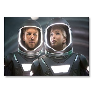 Passengers Chris Pratt Ve Jennifer Lawrence Mdf Ahşap Tablo 50x70 cm