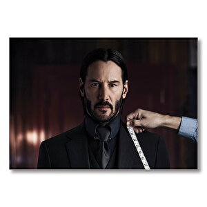 John Wick 2 Keanu Boy Ölçüsü Mdf Ahşap Tablo 35x50 cm