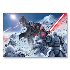 Star Wars Stormtroopers Darth Vader Warhammer Mdf Ahşap Tablo 25x35 cm