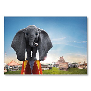 Dumbo Görseli Mdf Ahşap Tablo 35x50 cm