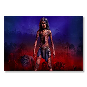 Orman Çocuğu Mowgli Mdf Ahşap Tablo 50x70 cm