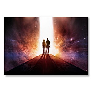 Passengers Chris Ve Jennifer Uzayın Derinliklerinde Mdf Ahşap Tablo 25x35 cm