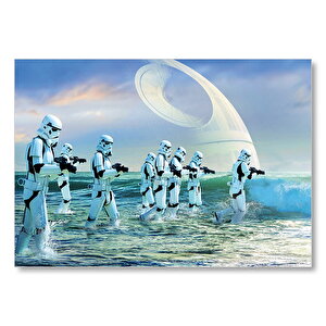 Star Wars Rogue One Stormtroopers Mdf Ahşap Tablo 25x35 cm