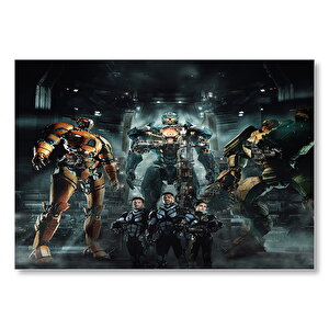 Pacific Rim Uprising Saber Athena Gipsy Avenger Mdf Ahşap Tablo 25x35 cm