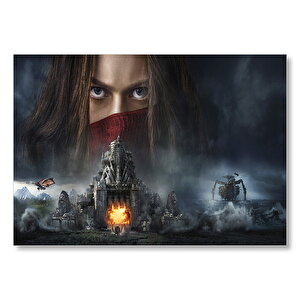Mortal Engines Sahneleri Görseli Mdf Ahşap Tablo 25x35 cm