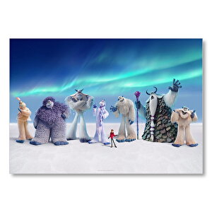Smallfoot Tüm Kahramanlar Görseli Mdf Ahşap Tablo 25x35 cm