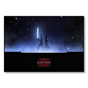 Star Wars Güç Uyanıyor Artwork Mdf Ahşap Tablo 50x70 cm
