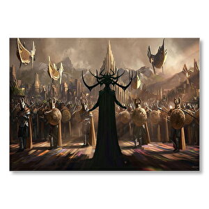 Thor Ragnarok Kompozisyon Mdf Ahşap Tablo 35x50 cm