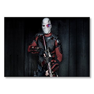 Suicide Squad Deadshot Will Smith Mdf Ahşap Tablo