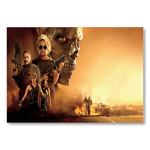 Terminator Dark Fate Kompozisyon Mdf Ahşap Tablo 35x50 cm