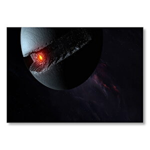 Star Wars Güç Uyanıyor Starkiller Base Mdf Ahşap Tablo 35x50 cm