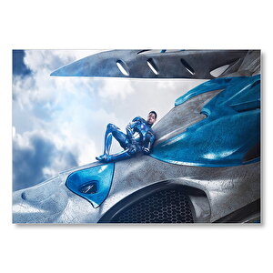 Mavi Ranger Billy Cranston Görseli Mdf Ahşap Tablo 35x50 cm