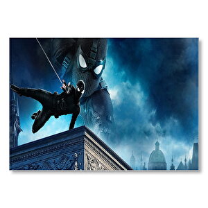 Spiderman Siyah Kıyafet Mdf Ahşap Tablo 50x70 cm