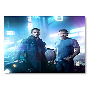 Blade Runner Ryan Gosling Harrison Ford Mdf Ahşap Tablo 35x50 cm