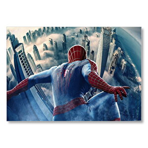 Spiderman Örümcek Bakışı Mdf Ahşap Tablo 50x70 cm