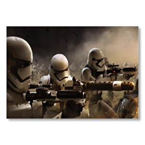 Star Wars Stormtroopers Cephede Mdf Ahşap Tablo 25x35 cm