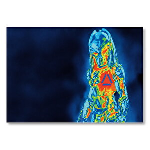 Predator Termal Görüş Mdf Ahşap Tablo 35x50 cm