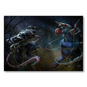 Spiderman Venom Artwork Mdf Ahşap Tablo 35x50 cm