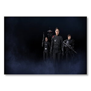 Star Wars Battlefrobt 2 Inferno Squad Gideon Hask İden Mdf Ahşap Tablo 50x70 cm