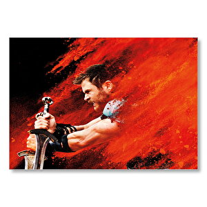 Thor Ragnarok Chris Hemsworth Mdf Ahşap Tablo 50x70 cm