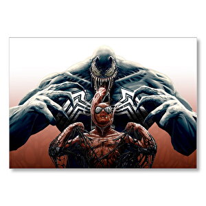 Venom Spider-man Savaşı Mdf Ahşap Tablo 50x70 cm