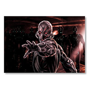 Ultron Supervillain Ve Robotlar Mdf Ahşap Tablo 50x70 cm