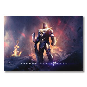 Avengers Endgame Thanos Mdf Ahşap Tablo 25x35 cm