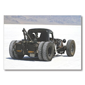 Rat Rod Görseli Mdf Ahşap Tablo 50x70 cm