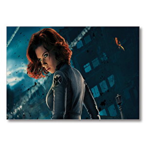 Scarlett Johansson Profil Mdf Ahşap Tablo 25x35 cm