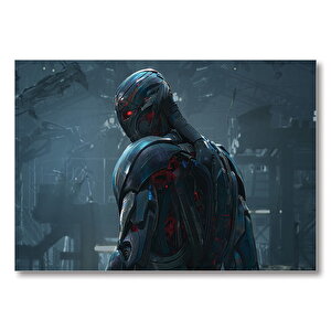 Age Of Avengers Ultron Supervillain Görseli Mdf Ahşap Tablo 35x50 cm