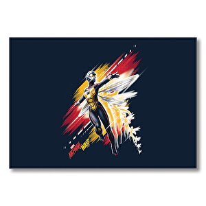 Ant Man Wasp Işık Kanatlı Mdf Ahşap Tablo 35x50 cm