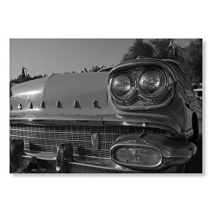 Klasik Pontiac Sb Görseli Mdf Ahşap Tablo 25x35 cm