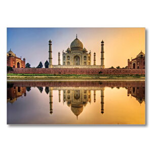 Tac Mahal Görseli Mdf Ahşap Tablo 25x35 cm
