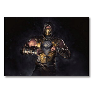 Mortal Kombat X Batman Görsel Mdf Ahşap Tablo 50x70 cm