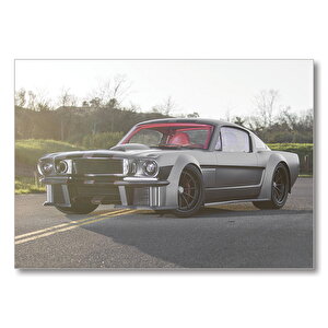 Ford Mustang Fastback Alternatif Görseli Mdf Ahşap Tablo 25x35 cm