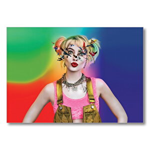 Harley Quinn Görseli Mdf Ahşap Tablo 50x70 cm