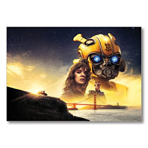 Bumblebee, Hailee Steinfeld Ve John Cena Mdf Ahşap Tablo 35x50 cm