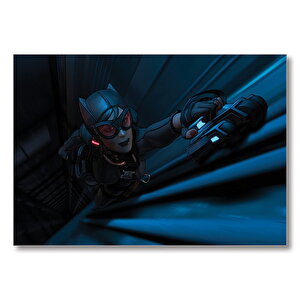 Cat Woman Görseli Mdf Ahşap Tablo 50x70 cm