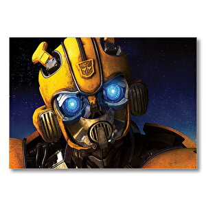 Bumblebee Görseli Mdf Ahşap Tablo 35x50 cm