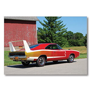 Dodge Charger Dayton Otomobil Görseli Mdf Ahşap Tablo 50x70 cm