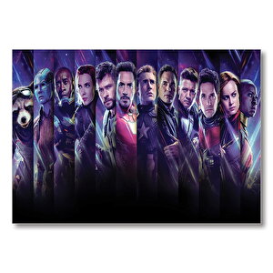Avengers Kesit Full Kadro Görsel Mdf Ahşap Tablo 50x70 cm
