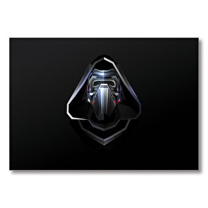 Kylo Ren Artwork Kask Görseli Mdf Ahşap Tablo 50x70 cm