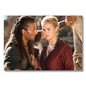 Black Sails Sahne Görseli Mdf Ahşap Tablo 35x50 cm