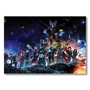 Avengers Infinity War Tam Kadro Mdf Ahşap Tablo 25x35 cm