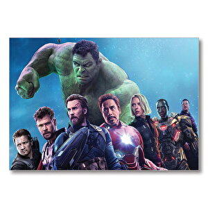 Avengers Infinity War Kahramanlar Bir Arada Mdf Ahşap Tablo