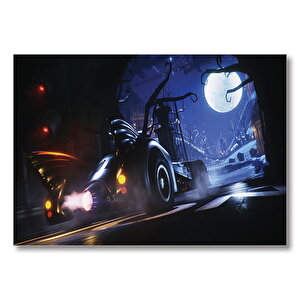 Batman Batmobil Mdf Ahşap Tablo 35x50 cm