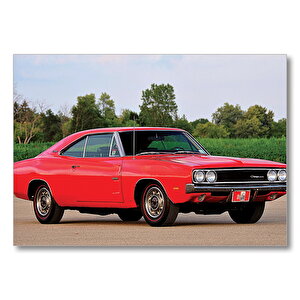 Dodge Charger 500 Otomobil Görsel Mdf Ahşap Tablo 25x35 cm