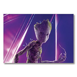 Avengers Infinity War Groot Görsel Mdf Ahşap Tablo 35x50 cm