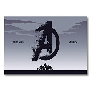 Avengers Minimal Sanat Görsel Mdf Ahşap Tablo 25x35 cm